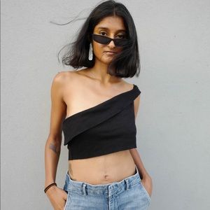 Off the shoulder crop top